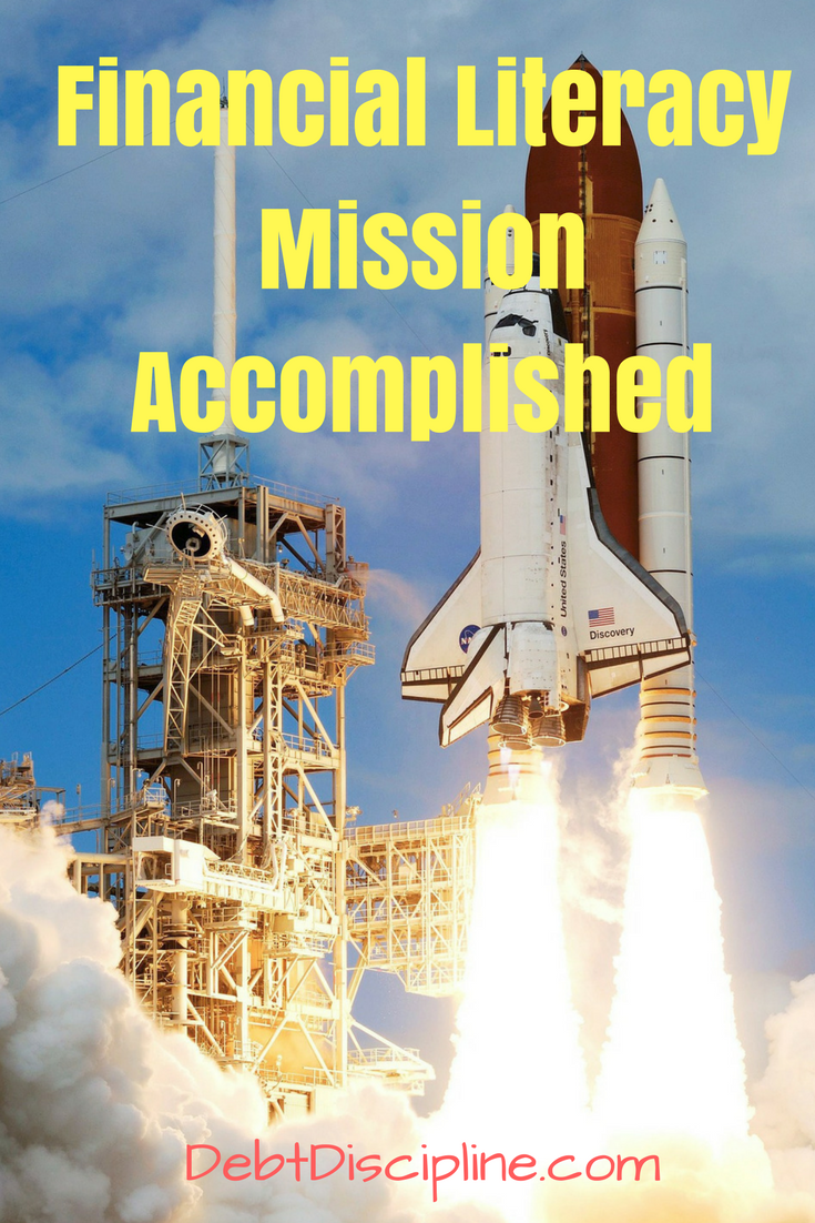 Financial Literacy Mission Accomplished - Debt Discipline - Our financial committees year one goals have been approved, see how you can get involved too.