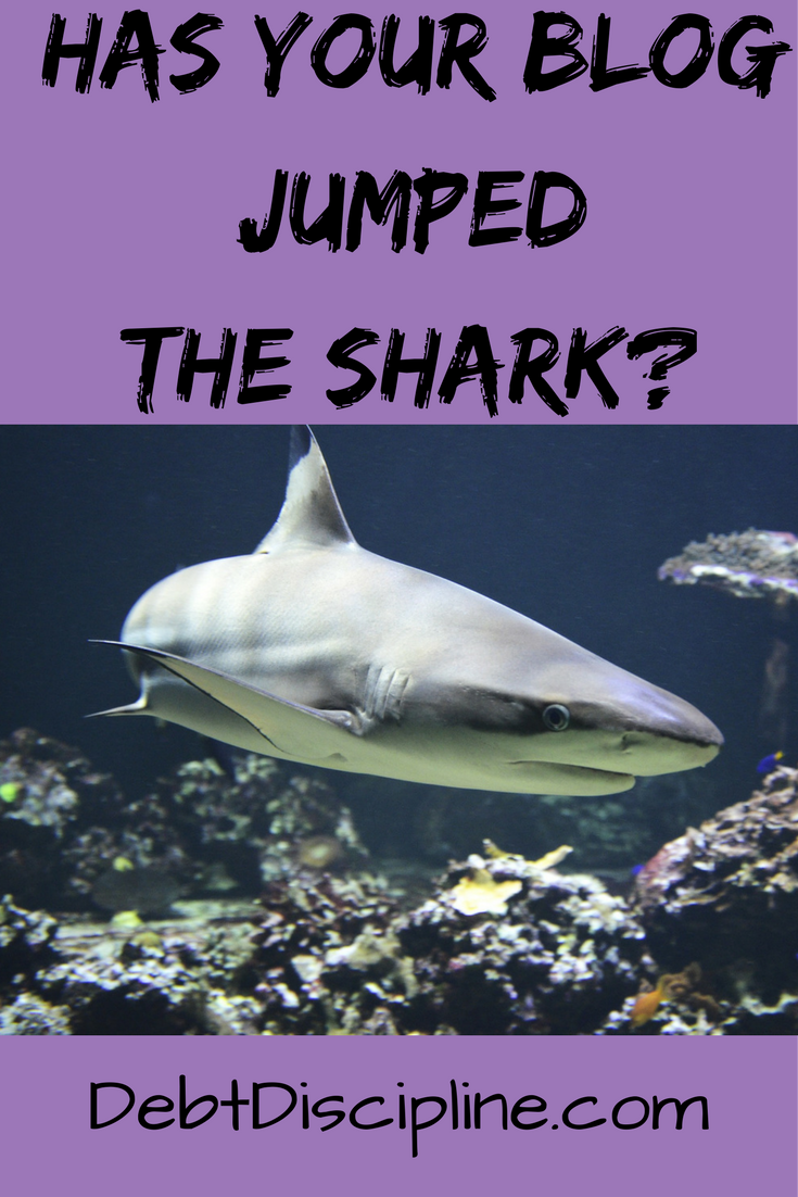 Warning signs that your blog has jumped the shark.