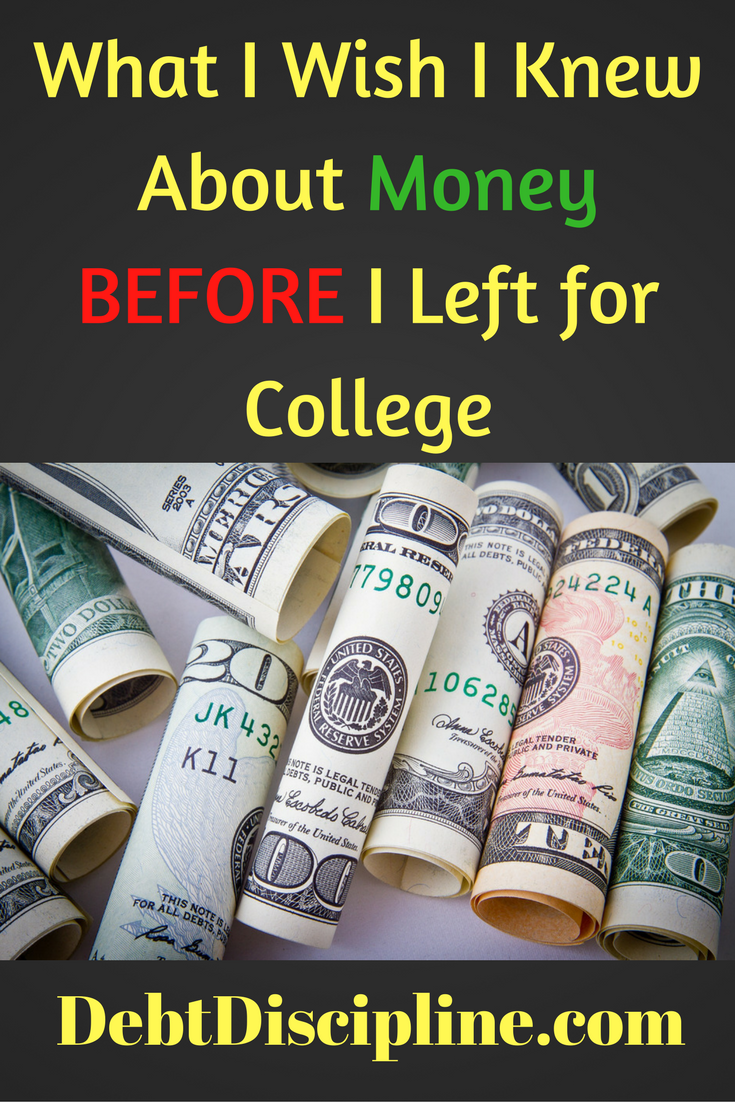 What do you wish you'd learned about money before heading off to college.