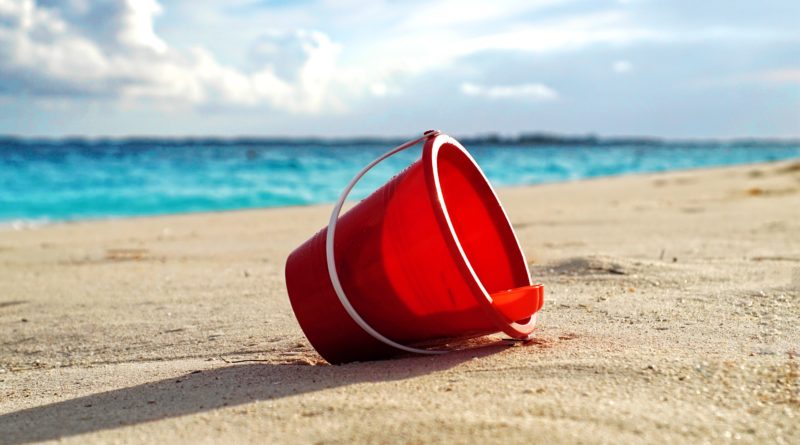 bucket on the beach